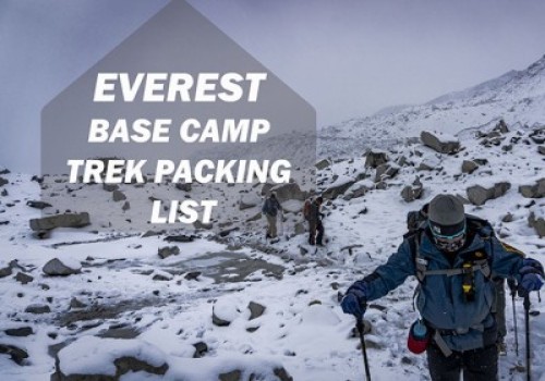 Everest Base Camp Trek Equipment List