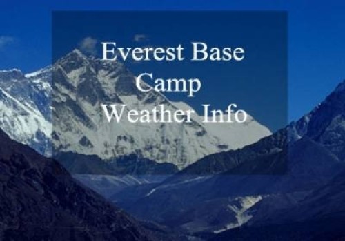 Everest Base Camp Weather Info