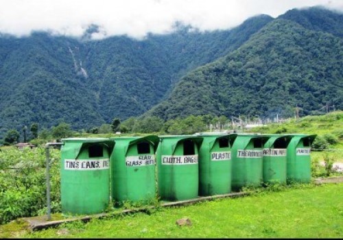 Dustbin to Manage waste in himalayas