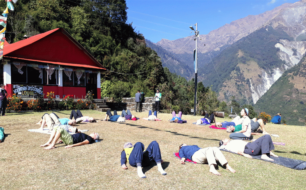 yoga in himalayas