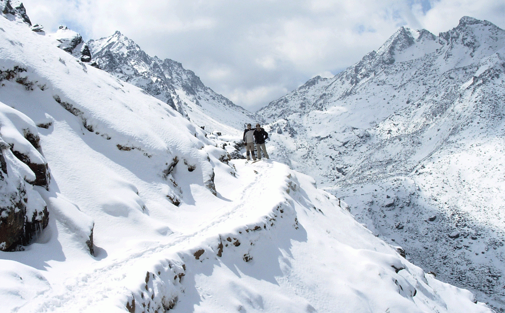 gang-la pass trek route