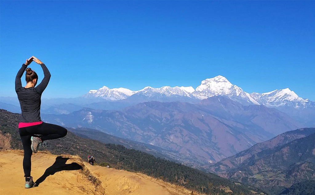 yoga trek in Mardi himal