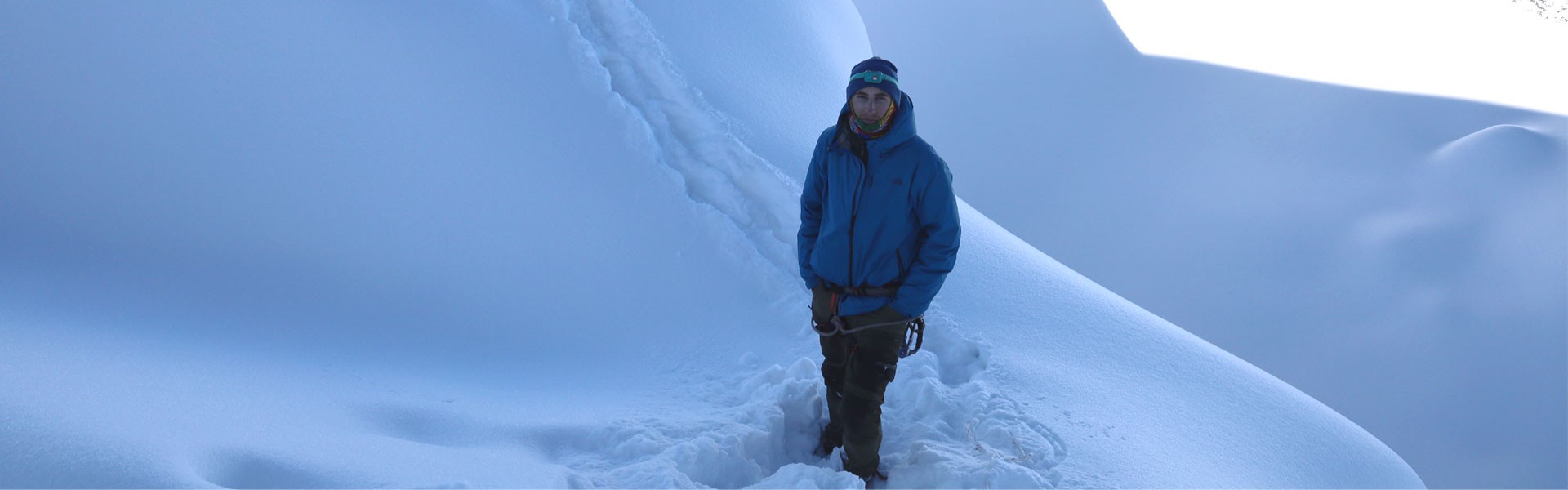 climbing lobuche