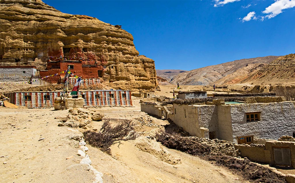 Caves in Upper Mustang