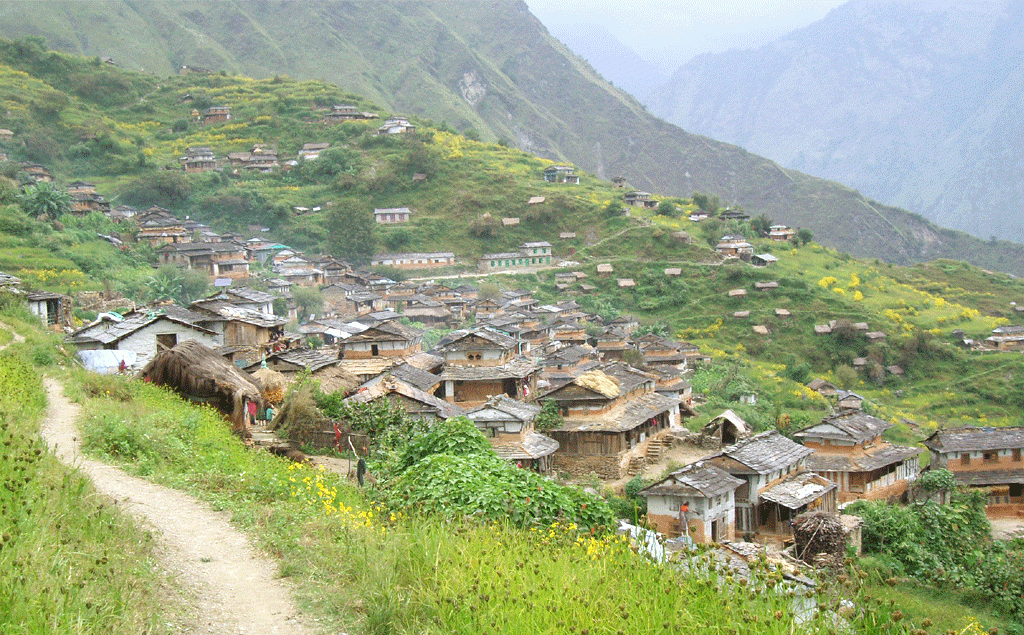 village in countryside