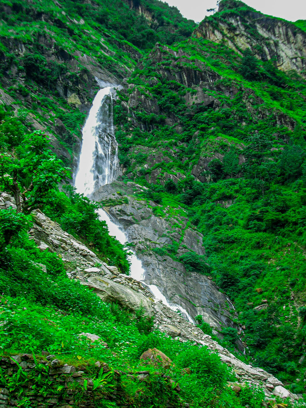 Waterfall during Monsoon Trek