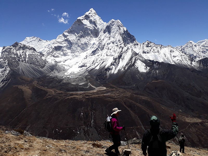 Waling on The shadows of Himalayas