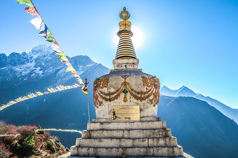 gompa seen in everest base camp trek