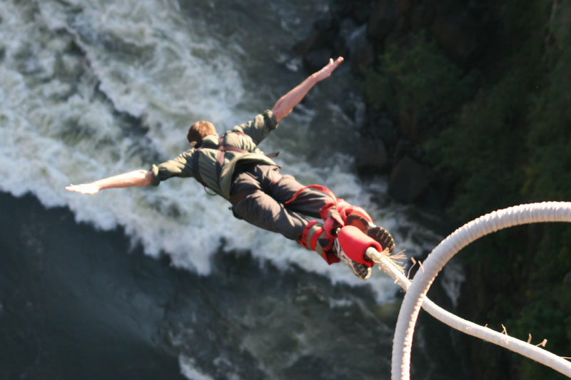 Bungee jump in Nepal