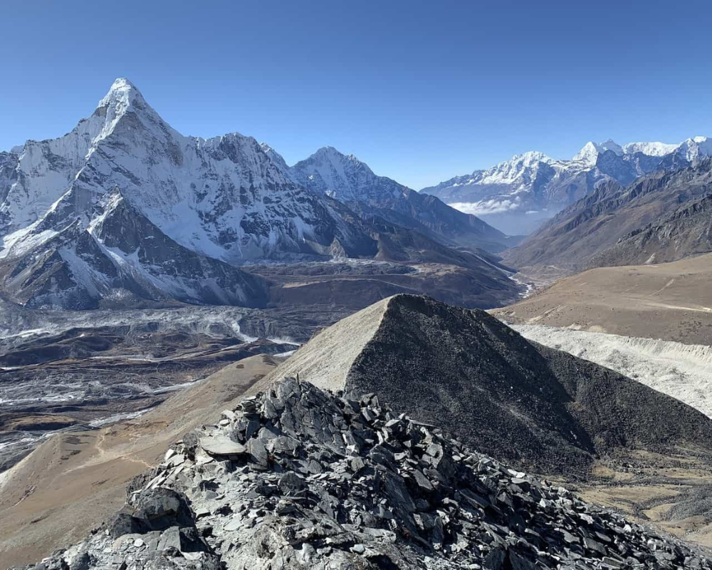 View from Chukhung Ri viewpoint.