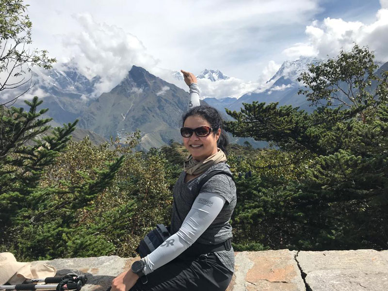 yoga in Everest Trekking