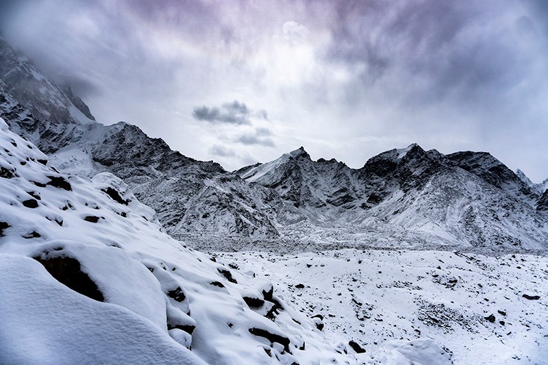 Panoramic views of Himalayas 