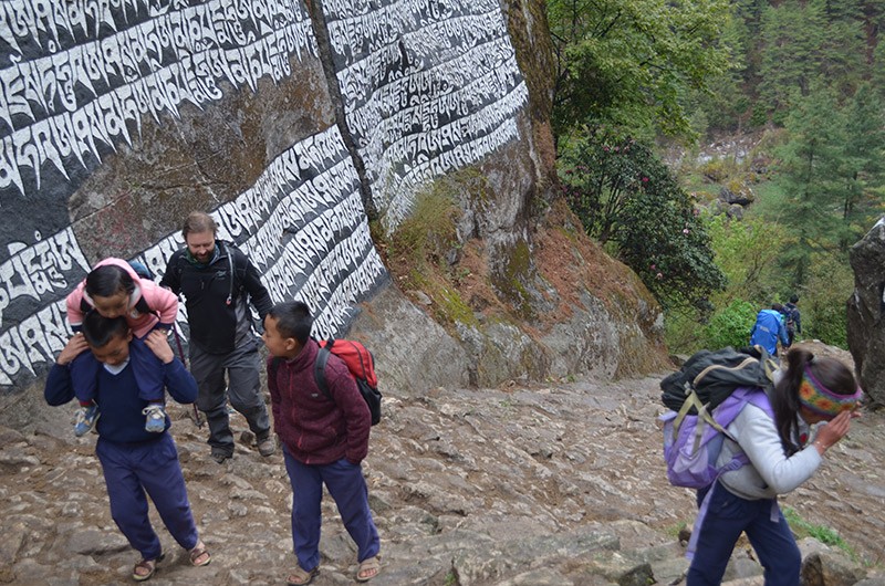 Students off to school