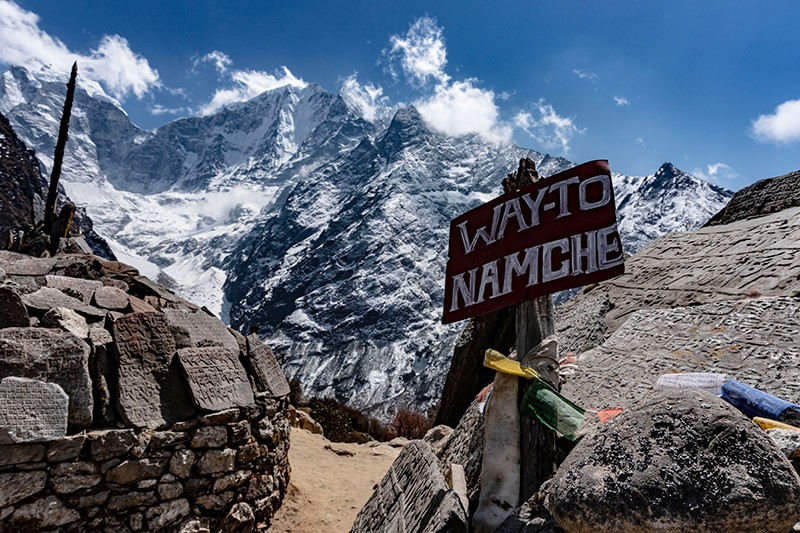 Way to Namche Bazaar