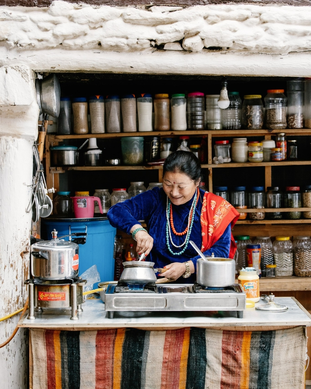 Live cooking class in Nepal