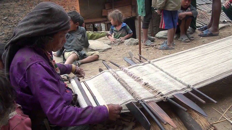 Nepali Women Crafting Mat's