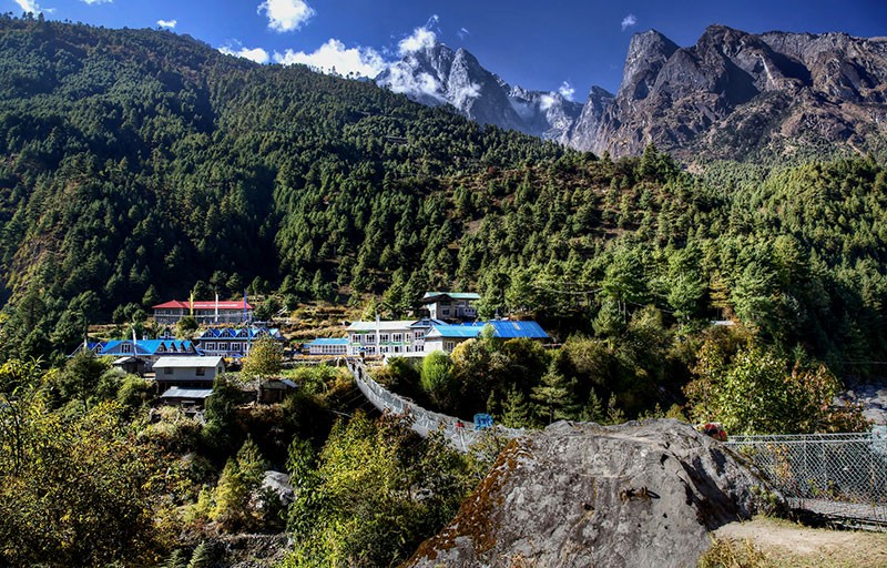 On the way to Everest Base Camp 