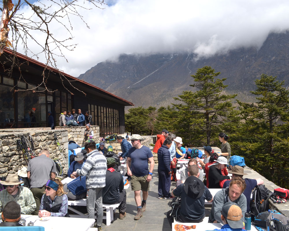 Breakfast at Everest View Hotel