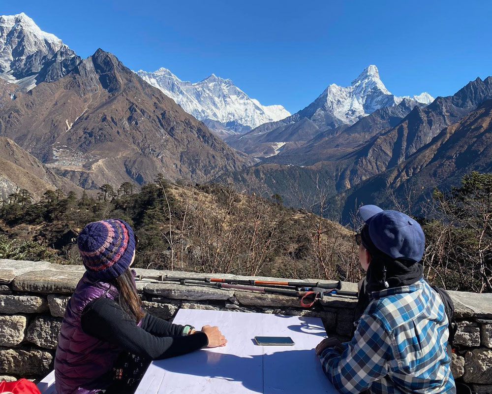 Mountain view from Hotel Everest View 