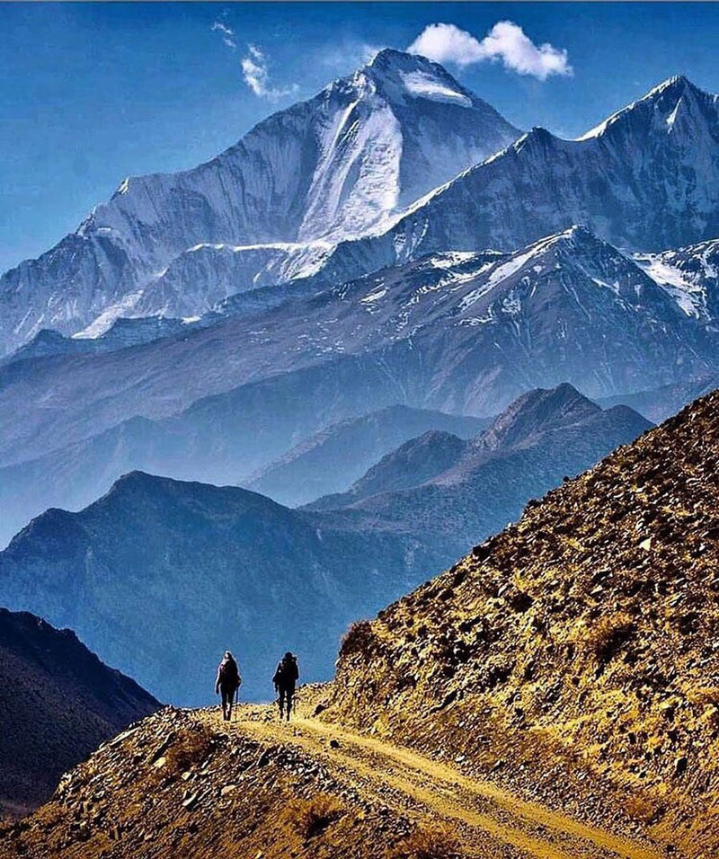 Dhaulagiri trekking trail