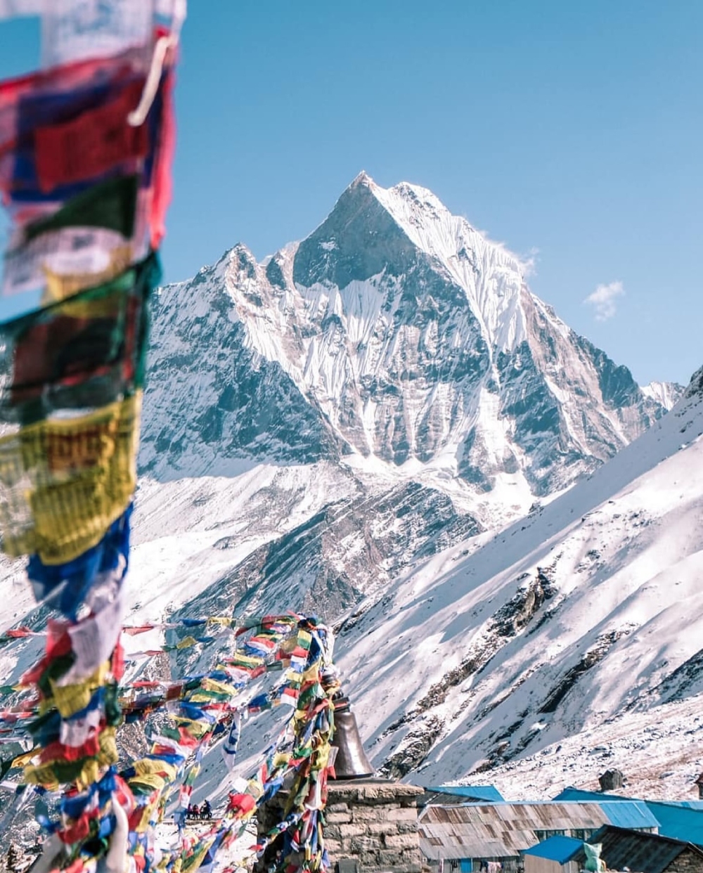 view from annapurna base camp