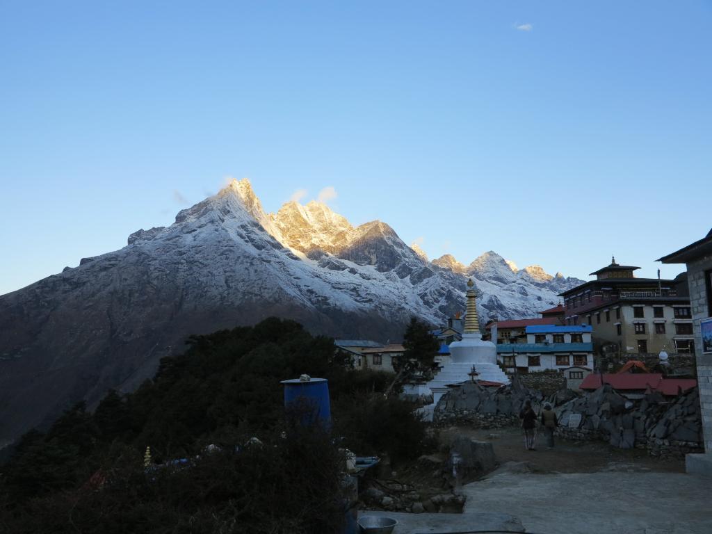 Magical Views of Himalayas from Tengboche Monastry