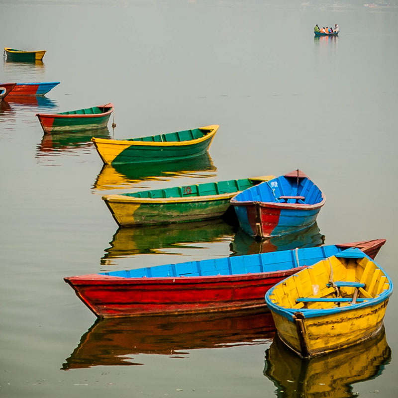 Boating in Phewa Lake 