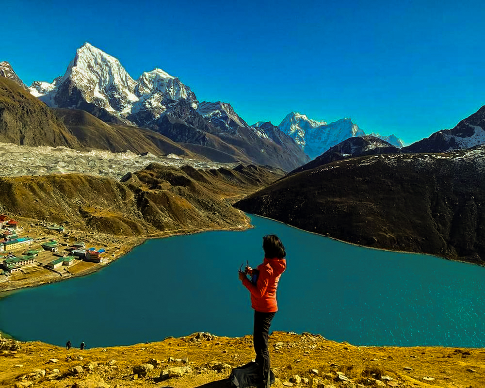 Short Gokyo Lake Map