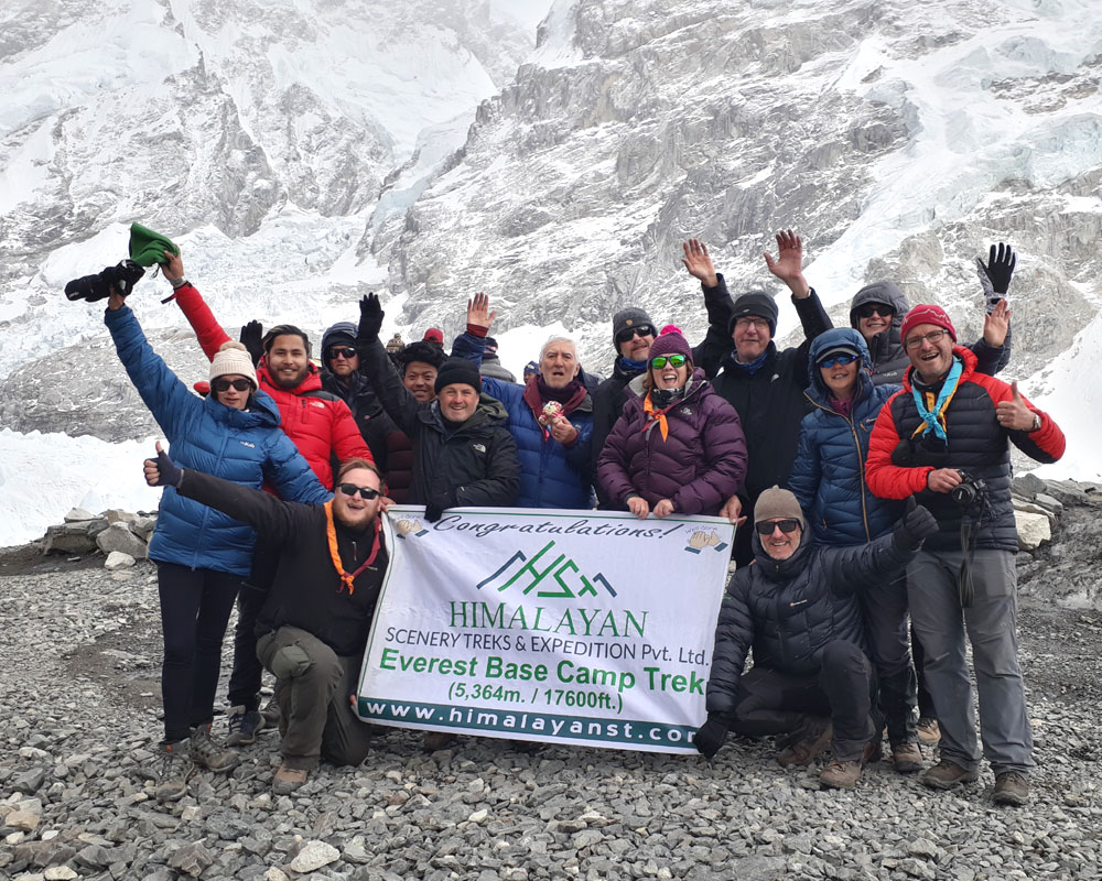 You will stay at Everest Base Camp