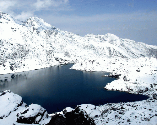  Gosaikunda Lake In January