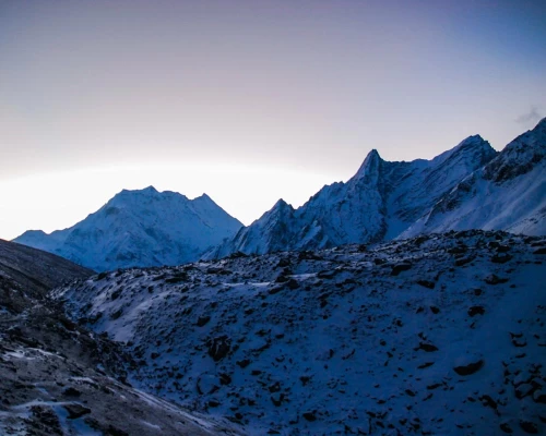  Mount Manaslu Seen On The Way To Lho Gaun