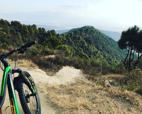 A View Of Hill And Kathmandu Valley