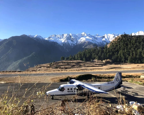 Airplane Parking At Humla A
