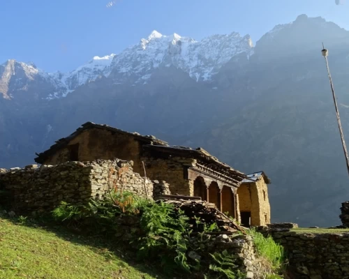 An Old Monastery In Tsum Valley