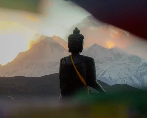 Buddha Statue At Muktinath