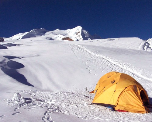 Camping During Peak Climbin