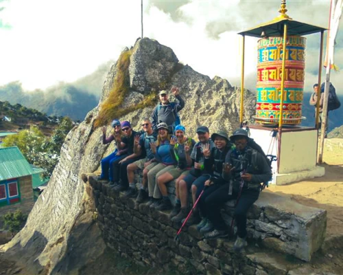 Happy Trekkers To Namche