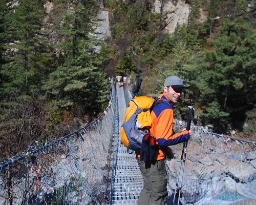 Hike Through Suspension Bridge