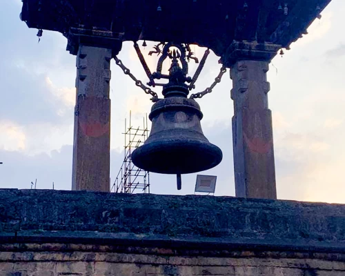 Historical Bell Thulo Ghanti In Bhaktapur