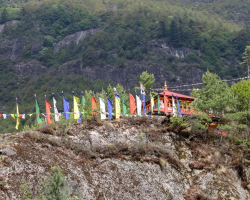 Monastery Seen In Ghat