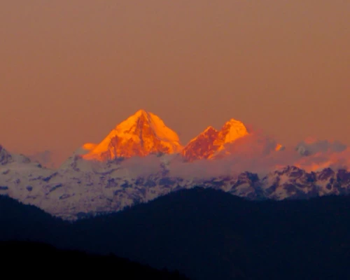 Mount Gaurishankar Visible From Nagarkot
