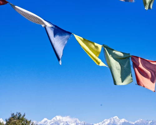 Mountain Range Seen From Nagarkot Viewtower