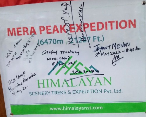 Office Banner For Mera Peak