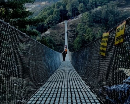 Rani Jhula Suspension Bridge