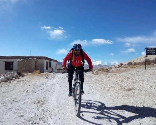 Riders Ride Towards Lo Manthang From Kora La Border