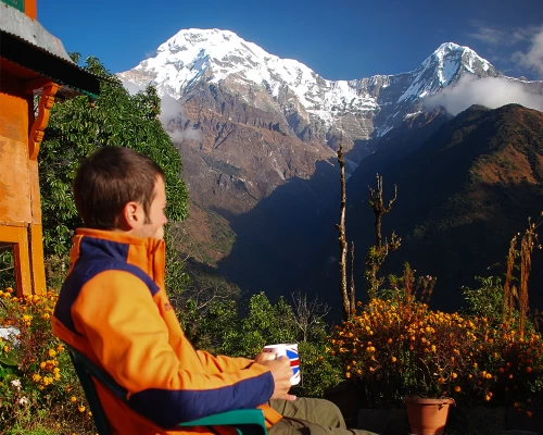 Tea With Mountain View