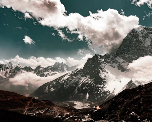 The Mountains In Khumbu