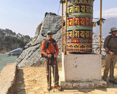 Trekker On The Way To Ebc