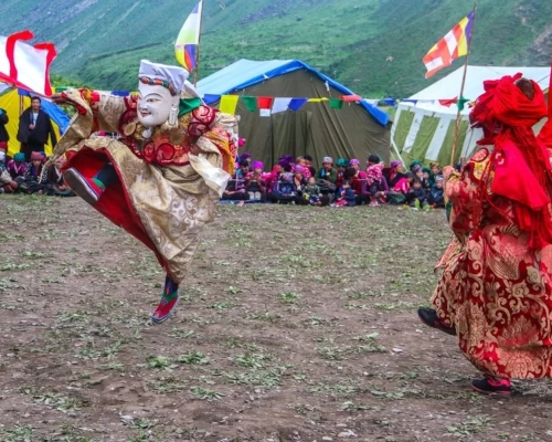 Tsumba Monks Perform Cham Dance