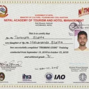 tn bhatta trekking guide certificate 370x280 